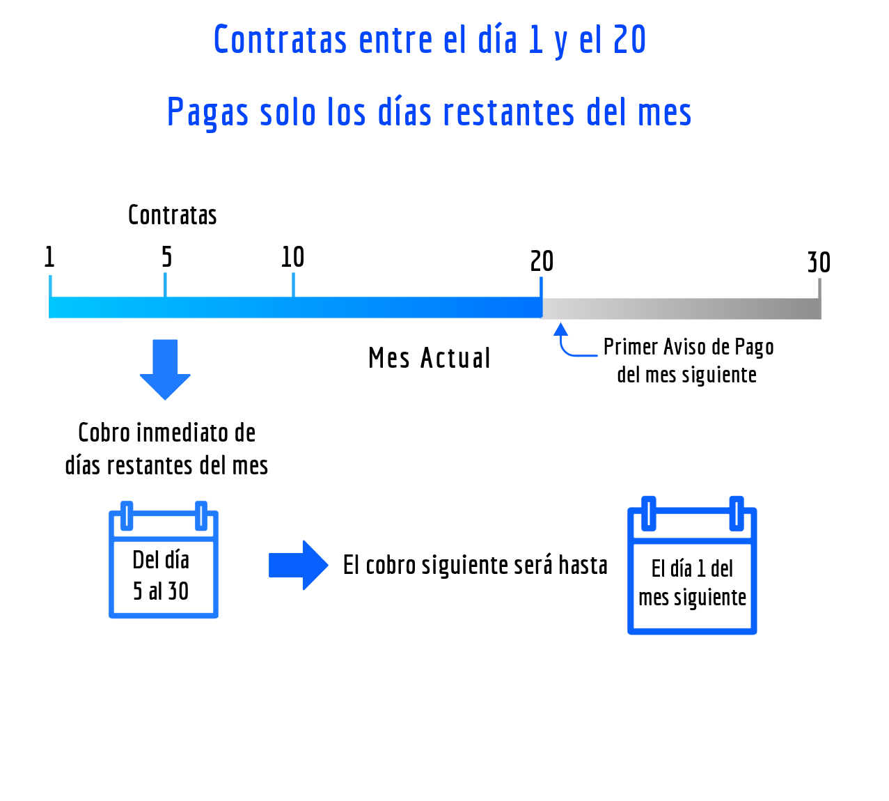 Facturación día 1 al 20